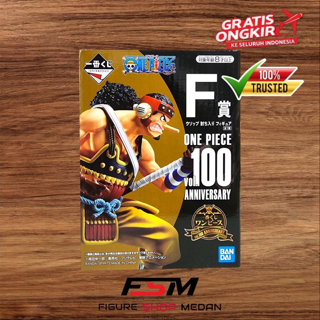 Figure One Piece Usopp Ichiban Kuji Vol.100 Anniversary Prize F