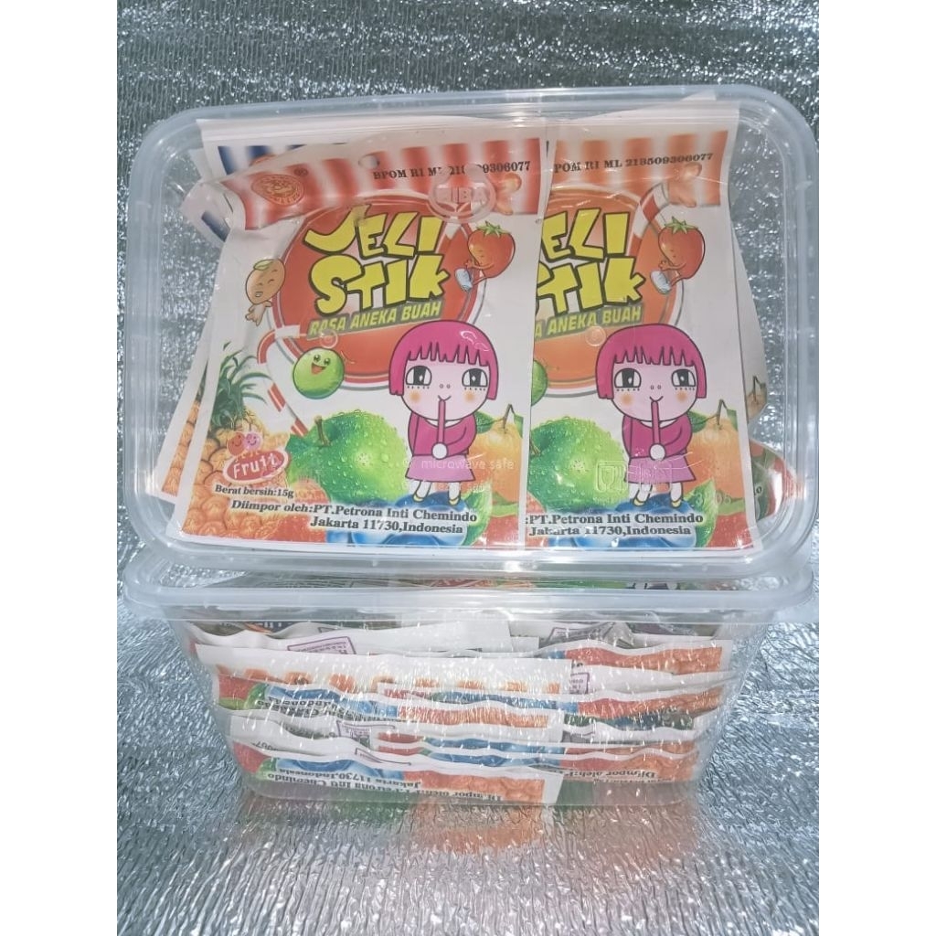 permen lunak jelly stik pendek