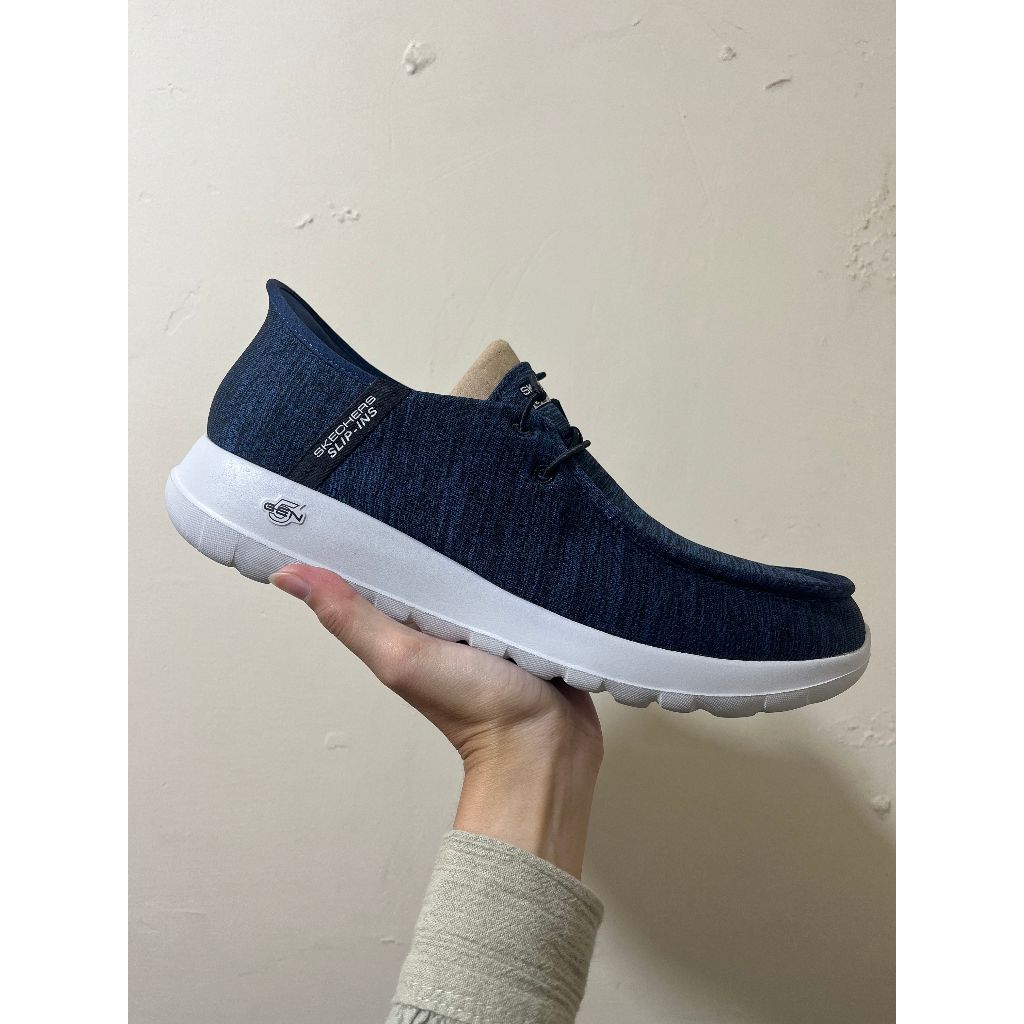 SEPATU SKECHERS GO WALK MAX FREE HANDS NAVY ORIGINAL 216283NVY