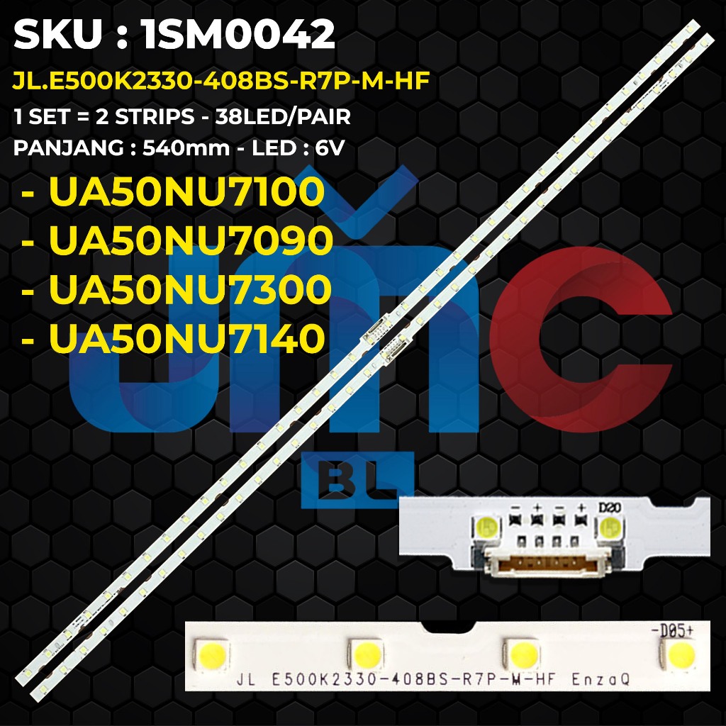 BACKLIGHT TV SAMSUNG 50 Inch UA50NU7100 UA50NU7090 UA50NU7020 UA50NU7300 JL.E500K2330-408BS-R7P-M-HF