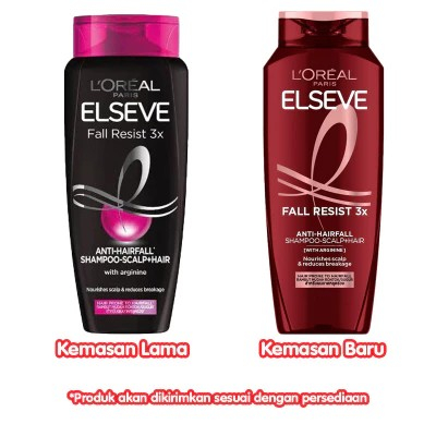 Loreal Elseve Fall Resist 3x Shampoo new packaging (Perawatan Untuk Rambut Mudah Rontok)