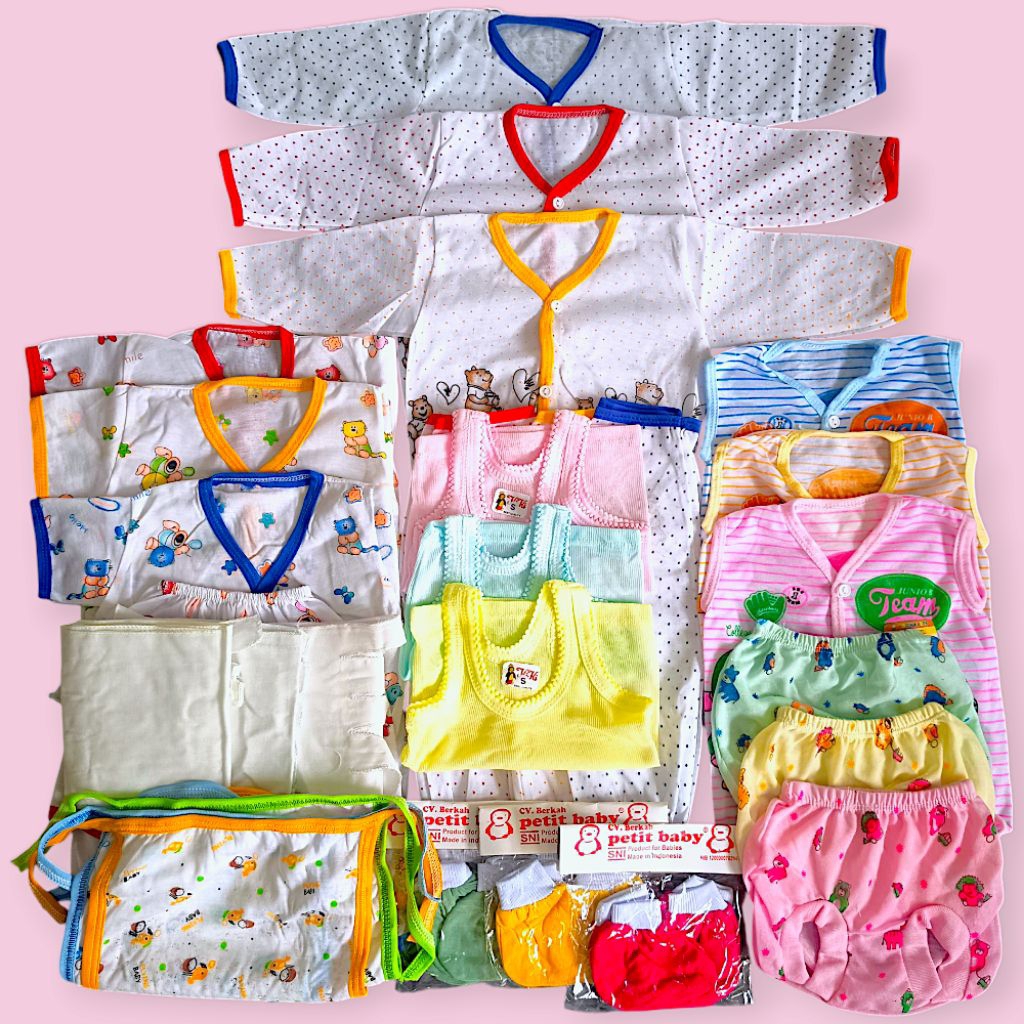 perlengkapan baju bayi baru lahir perlengkapan bayi baru lahir set paket.n baju bayi baru lahir