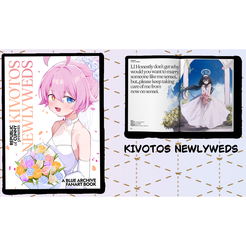 Fan artbook BLUE ARCHIVE Kivotos Newlyweds ROC