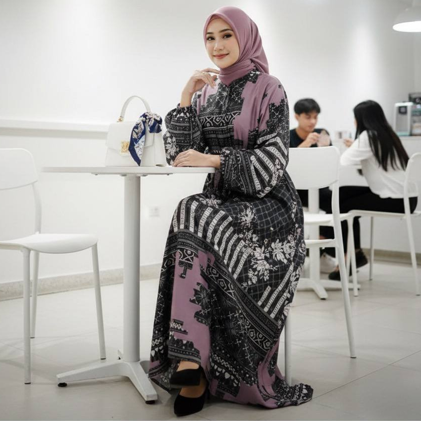 Gamis Claudiya Baju Wanita Fashion Muslim Wanita Gamis Kekinian
