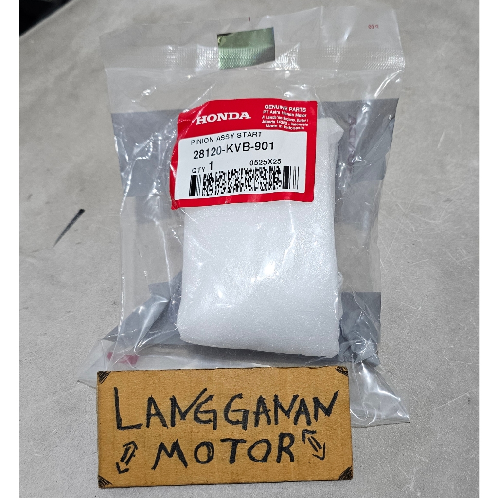 GEAR GIGI PINION ASSY STARTER STATER BEAT SCOOPY VARIO SPACY 110 FI KARBU 28120KVB901 ORI AHM