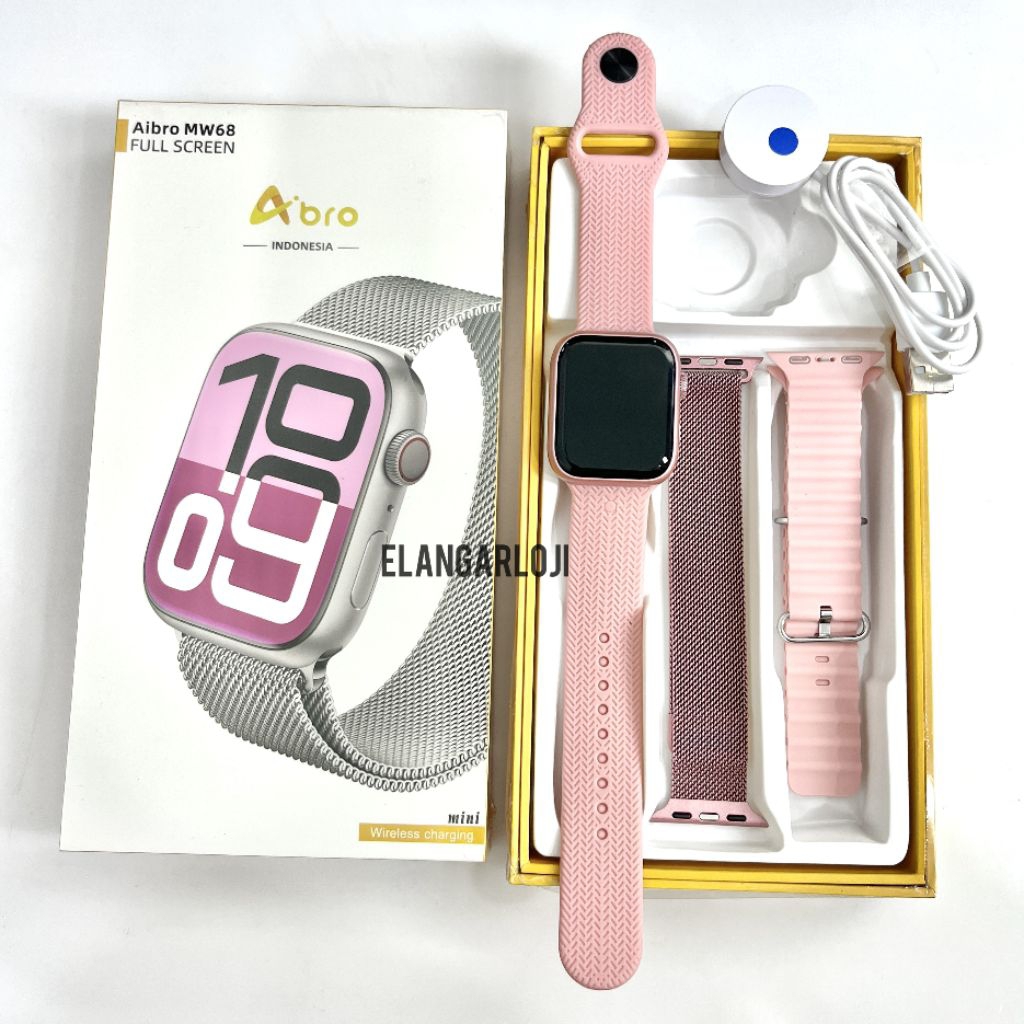 AIBRO SMARTWATCH MW 68 PINK ORIGINAL