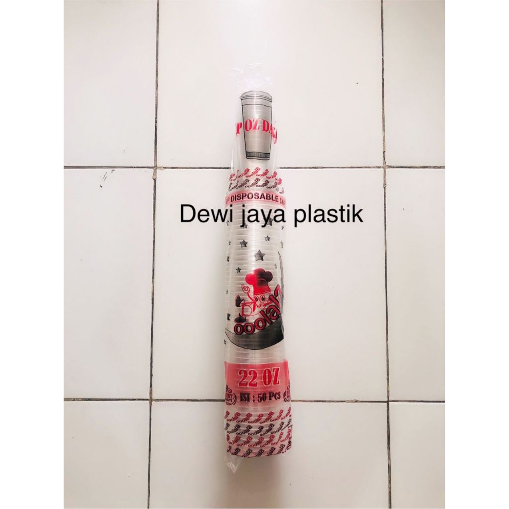 cup 22oz slim olala isi 50pcs