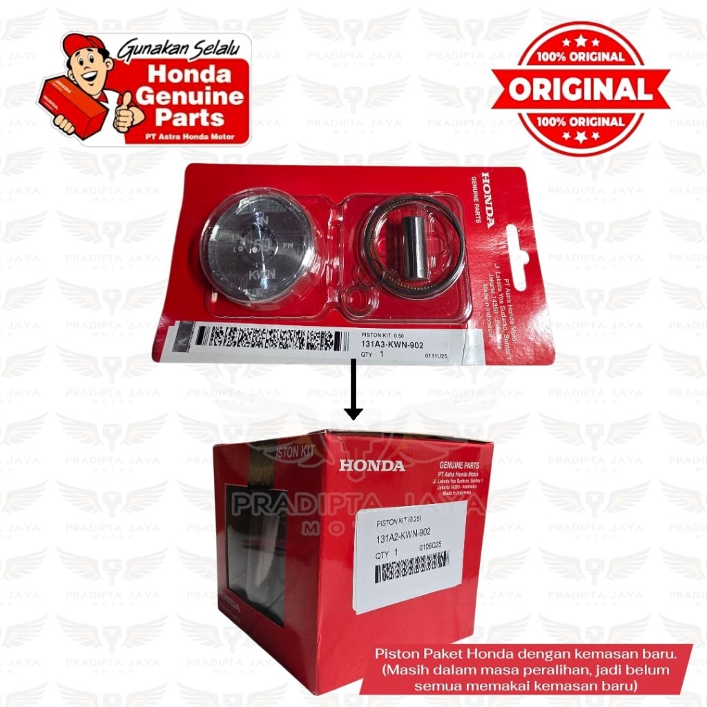 Piston Kit VARIO 125 KWN ORI Original AHM