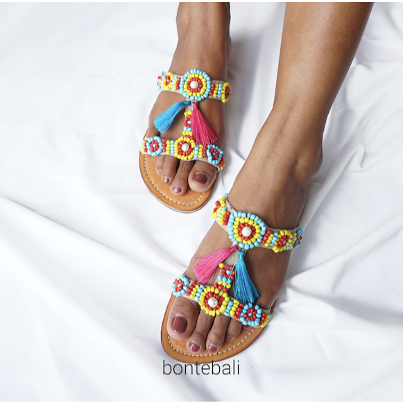 Sandal Kulit Wanita Handmade Bali Monte – Sandal Kulit Asli Bali untuk Liburan, Hangout & Pantai | S