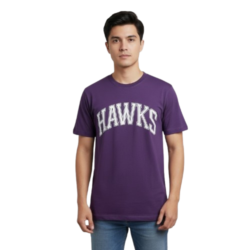 Hawks Basketball T-Shirt Purple 2025