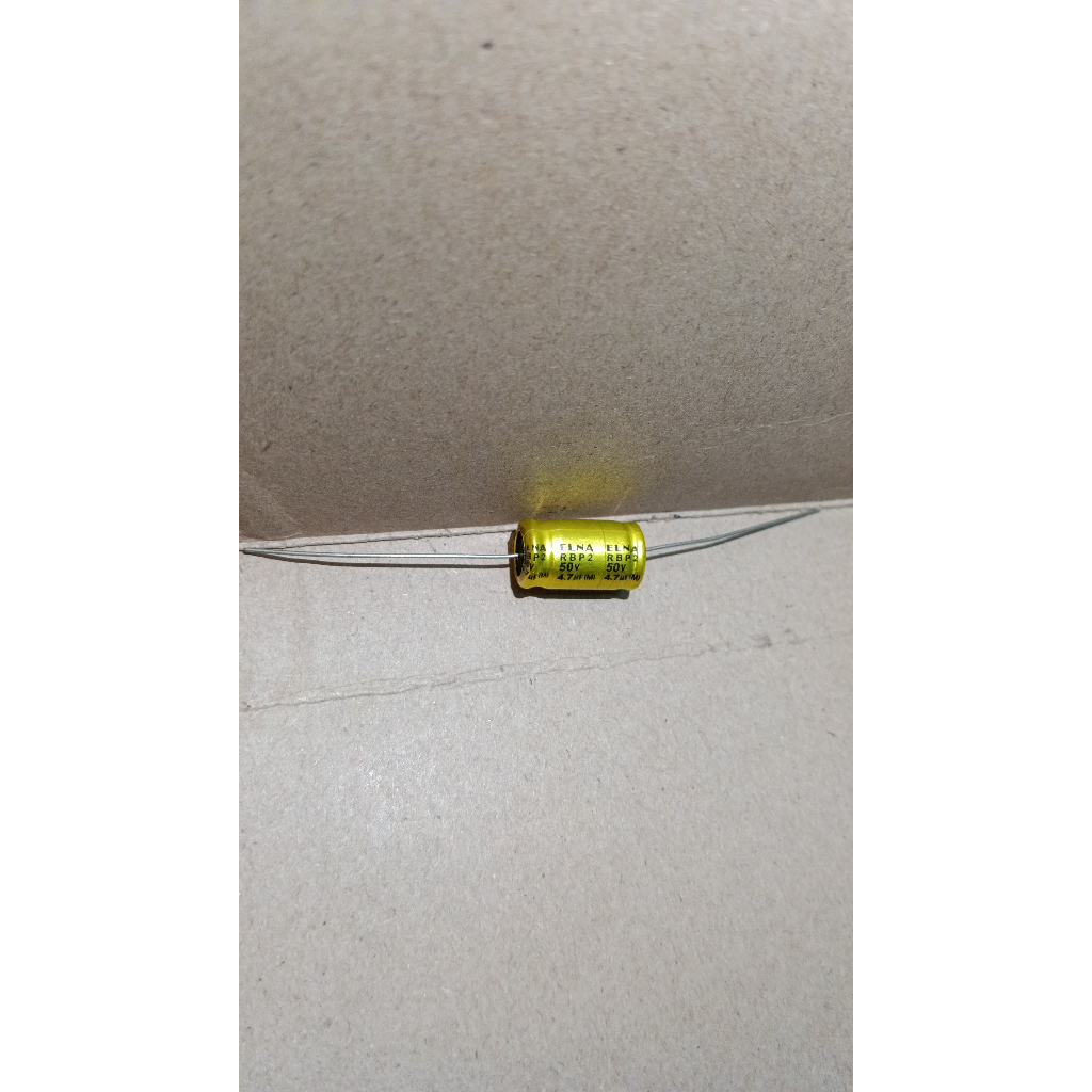 5924 kapasitor nonpolar np non polar 4.7uf 4,7uf 4.7 4,7 uf 50v elna