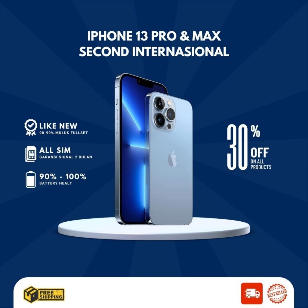 IP13 PRO & 13 PRO MAX 256GB/128GB SECOND ORIGINAL