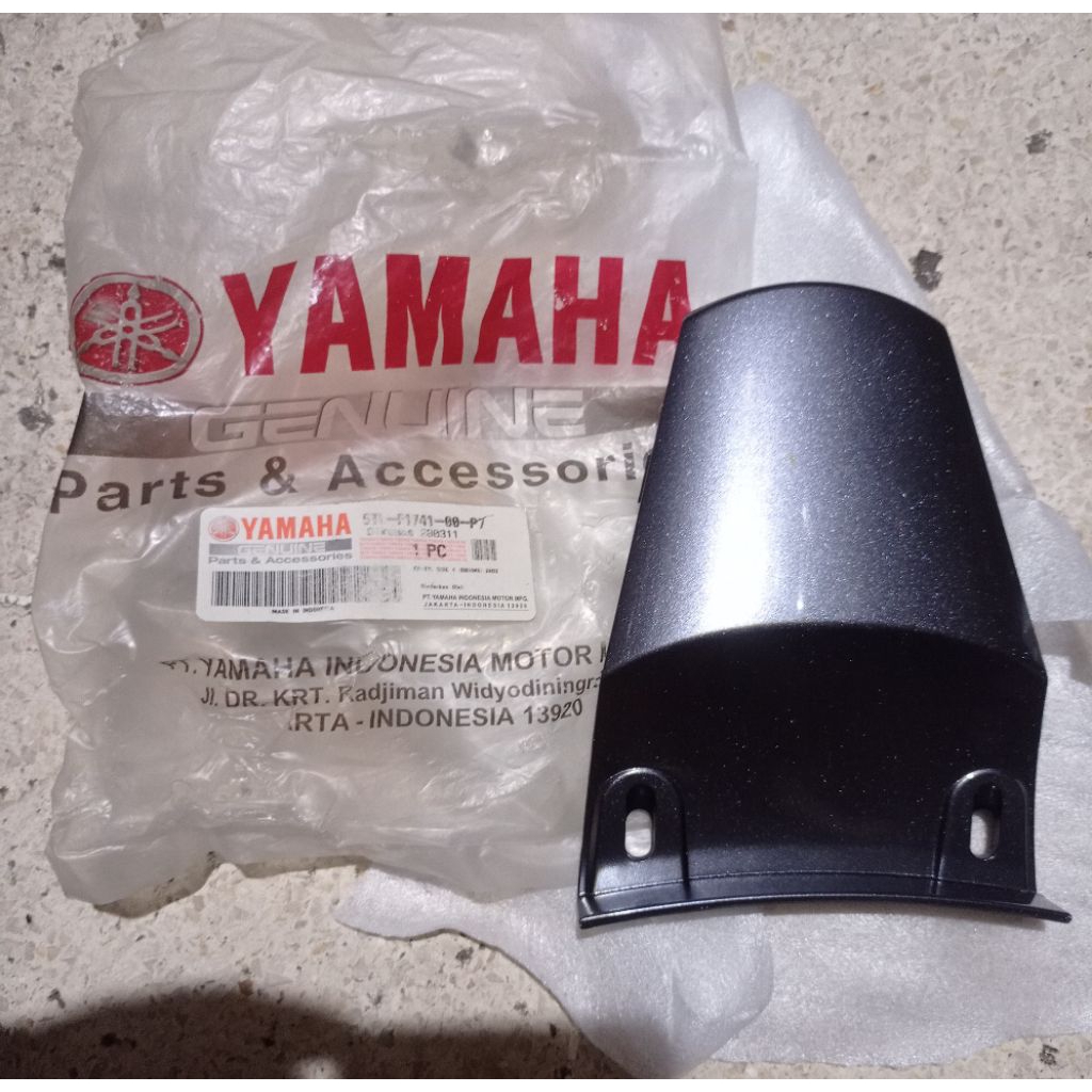 COVER SAMBUNGAN BODY BELAKANG MIO SMILE ABU2 ORIGINAL YGP ASLI