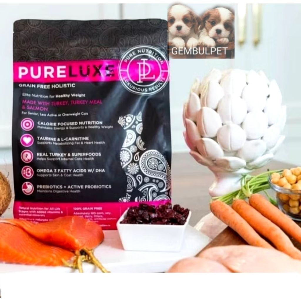 cat food pureluxe cat senior/ overweight cat 1.5kg