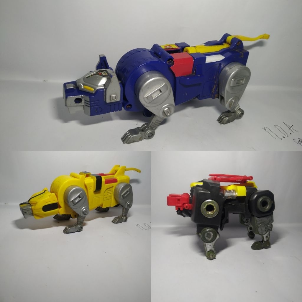 part voltron DX/non DX/leg part voltron/voltron the third dimension/yellow lion voltron/blue lion vo