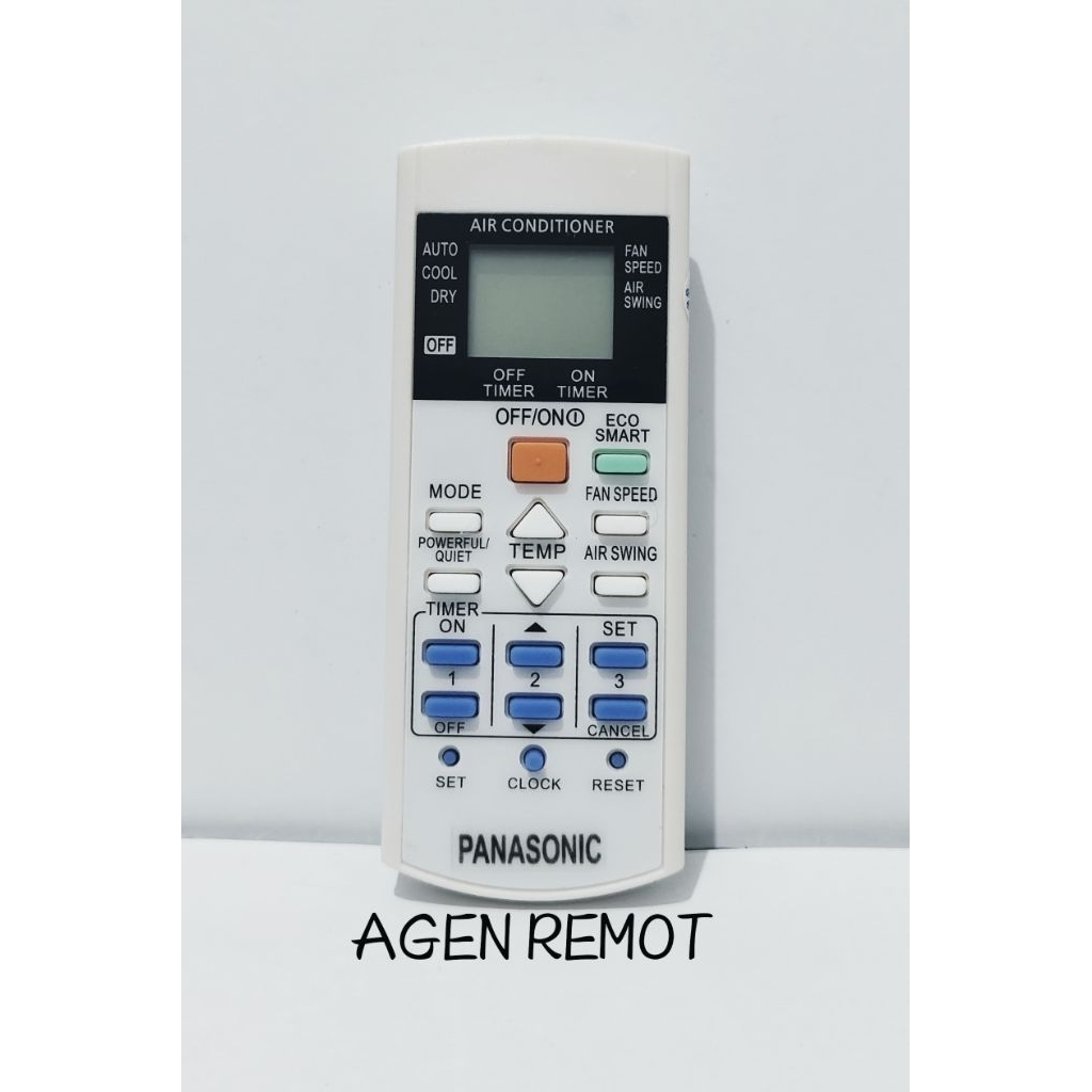 REMOT REMOTE AC PANASONIC ECOSMART POWERFULL A75C4157 A75C3753