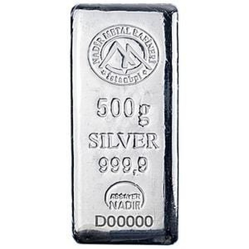 Nadir Silver Bar Perak Batangan 500 Gram | 100% Original Turki Turkey