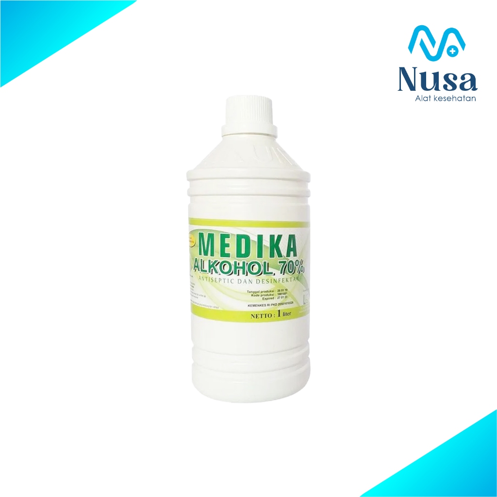 Original Medika Alkohol 70% 5 Liter & 20 Liter MEDIKA Alcohol 70% Alkohol Medis
