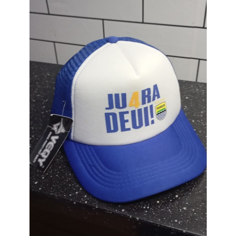 Topi Jaring Trucker Original Persib Bandung Keren Pria Wanita Dengan Desain Tahan Lama Cocok Untuk G