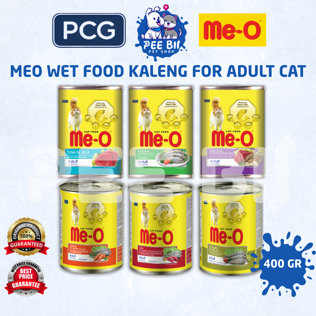 MEO ADULT KALENG 400 GR / MAKANAN BASAH KUCING DEWASA