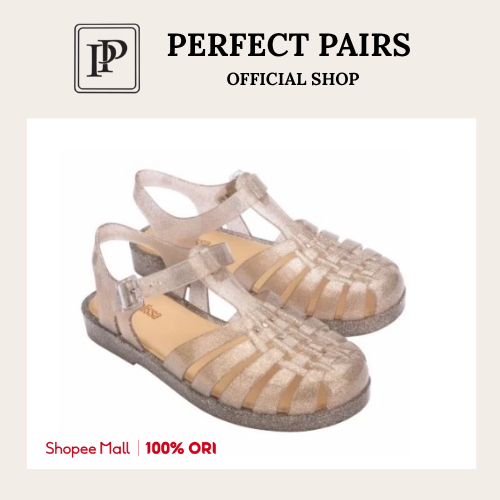 Melissa Possession Shiny Ad Beige Silver Glitter (BF1340)