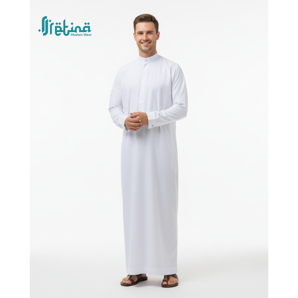 Retina | Wildan Koko Jubah Pria - Katun Madinah