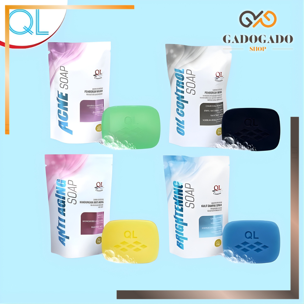 GGS QL Sabun Muka Soap Oil Control / Brightening /Acne / Anti Aging 80Gr Y8004