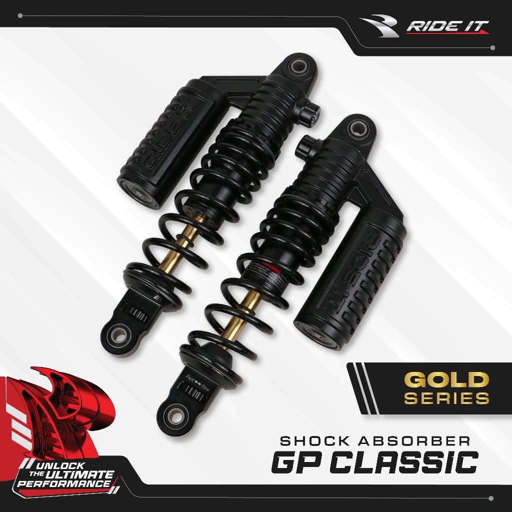 [RIDE IT] SHOCK ABSORBER GP CLASSIC GOLD SERIES/SHOCKBREAKER RIDE IT GP CLASSIC GOLD