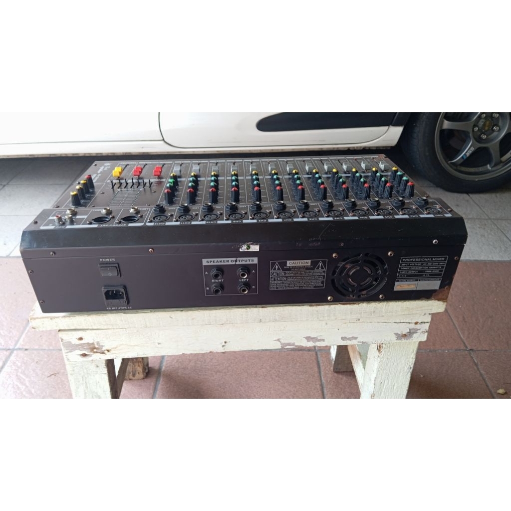 Power Mixer Black Spider BS 1201 PMX Bekas
