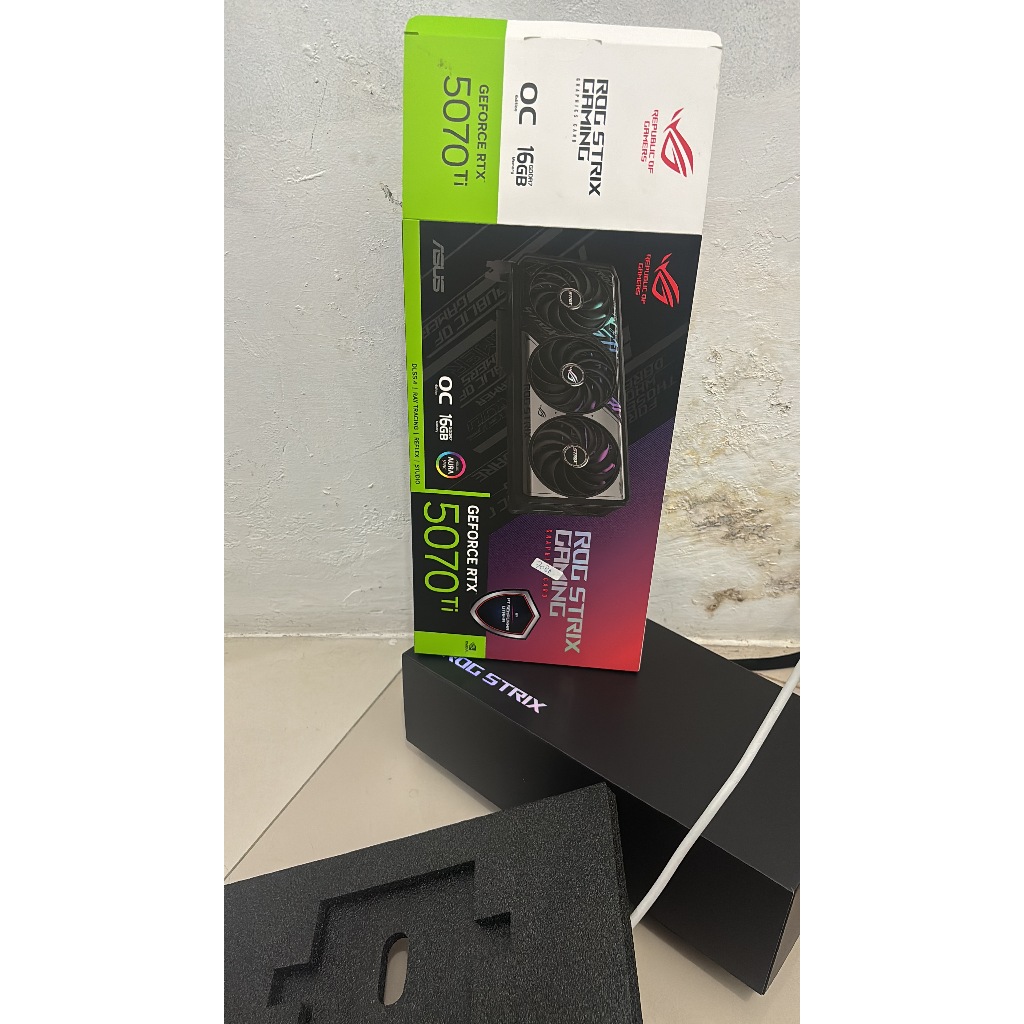 [Bekas][MURAH][COD JAKARTA] GRAPHIC CARD GPU VGA RTX 5070 Ti OC 16 GB Asus ROG STRIX RTX 3050 3060 3