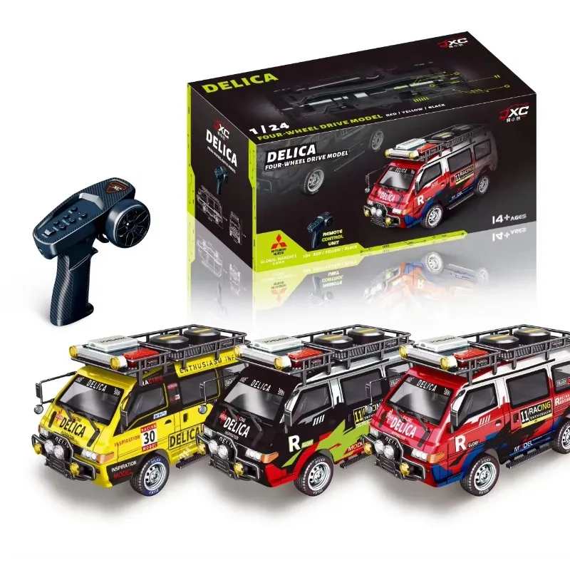 JXC 5813B 4WD rc car minibus Mitsubishi DELICA full proportional RTR 2.4ghz mainan mobil remote