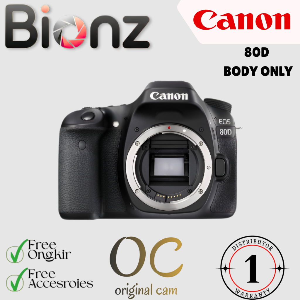 CAMERA CANON 80D BODY ONLY / CANON 80D BODY ONLY