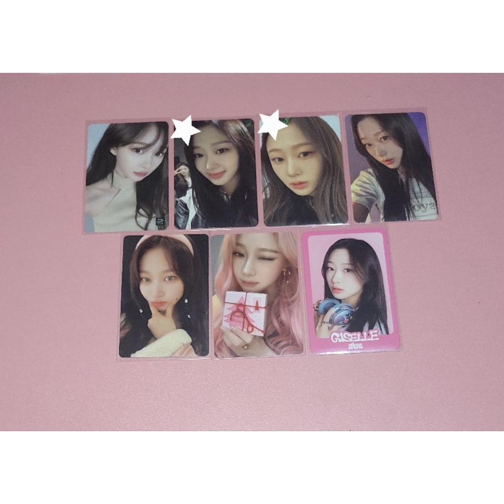 PHOTOCARD PC OFFICIAL AESPA GISELLE DIRTY WORK OH CANDY TC COME TO MY ILLUSION