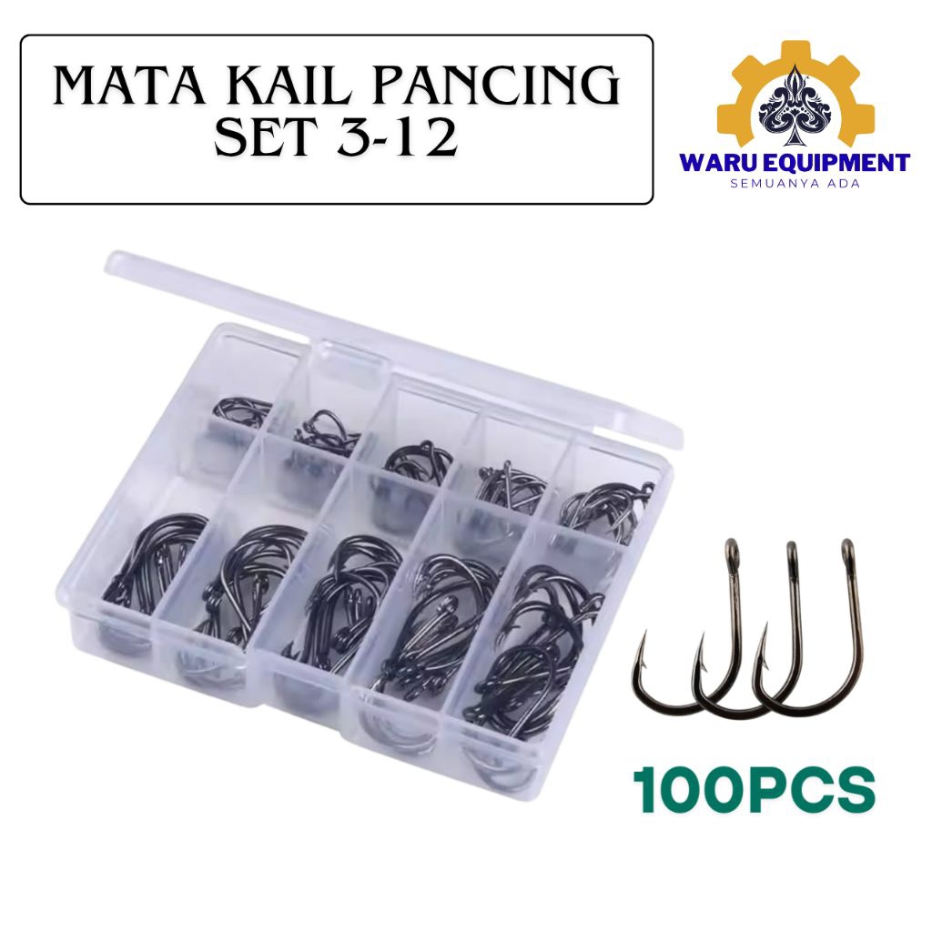 MATA KAIL PANCING SET 3-12 || KAIL PANCING SET 100PCS / 70 PCS || KAIL PANCING
