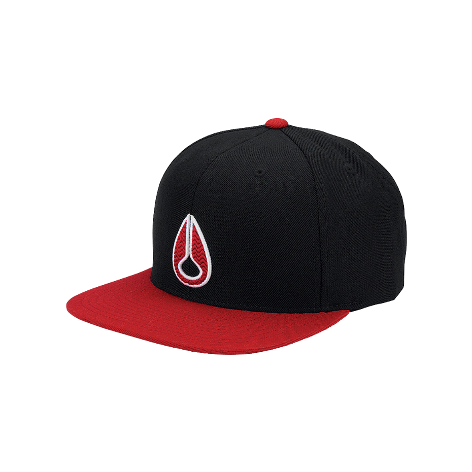 NIXON HAT-ICON STARTER HAT CRIMSON-C2162548