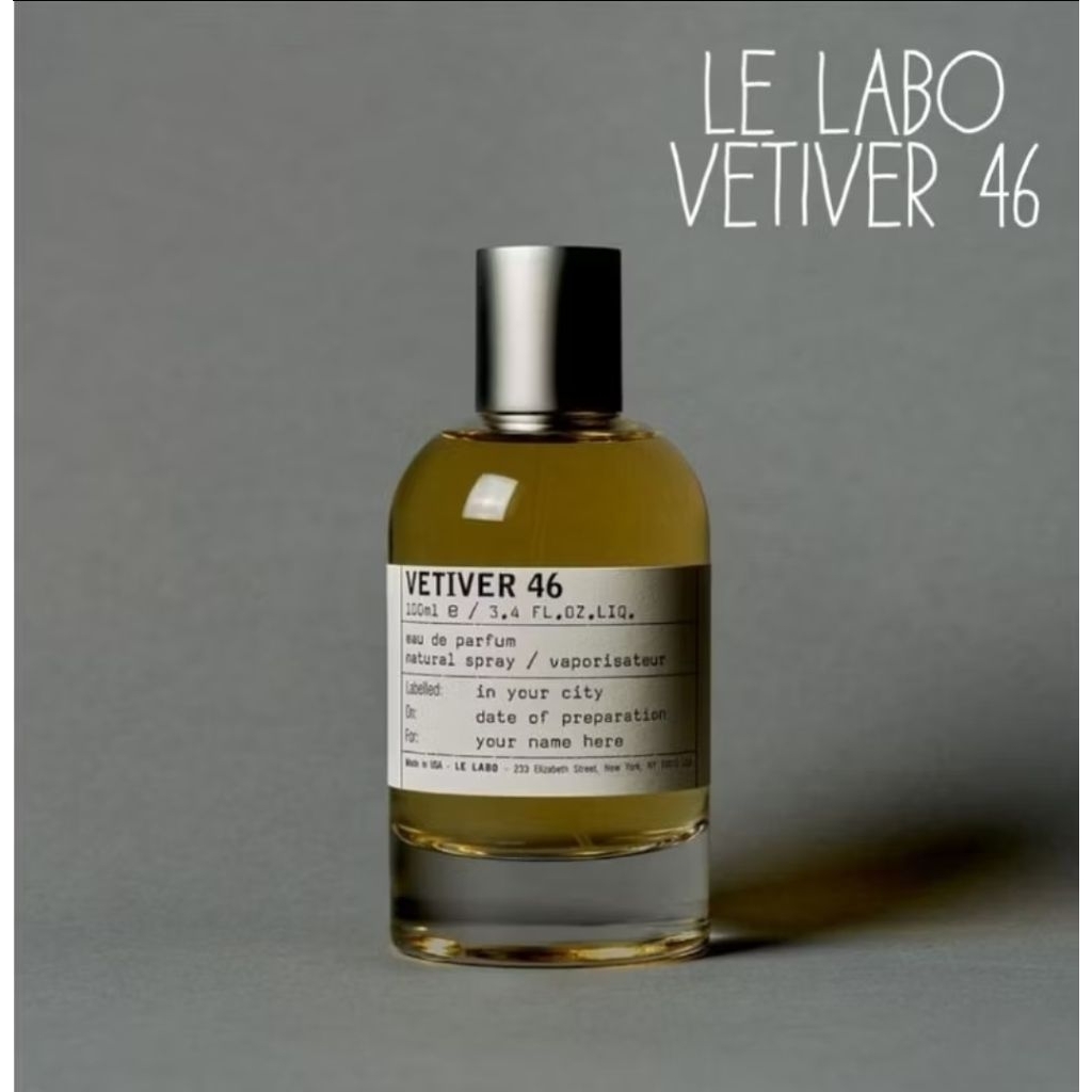 PARFUM ORIGINAL LE LABO VETIVER 46 (unisex) REJECT/TESTER