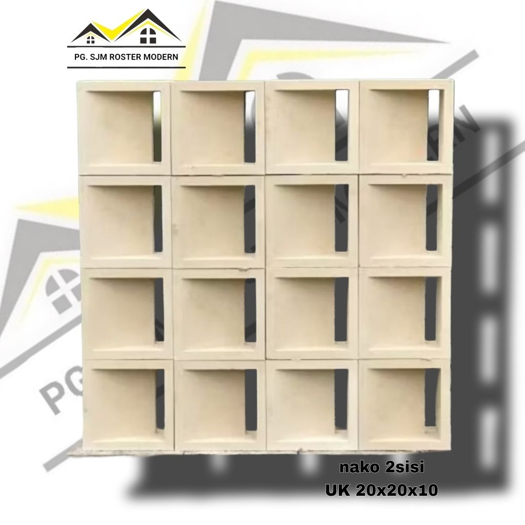 ventilasi udara roater beton loster minimalis lubang angin