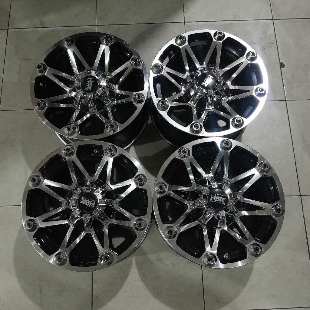 velg mobil hsr ring 15 bisa untuk grand max hilux rangga,innova,new carry velg mobil second hsr ring