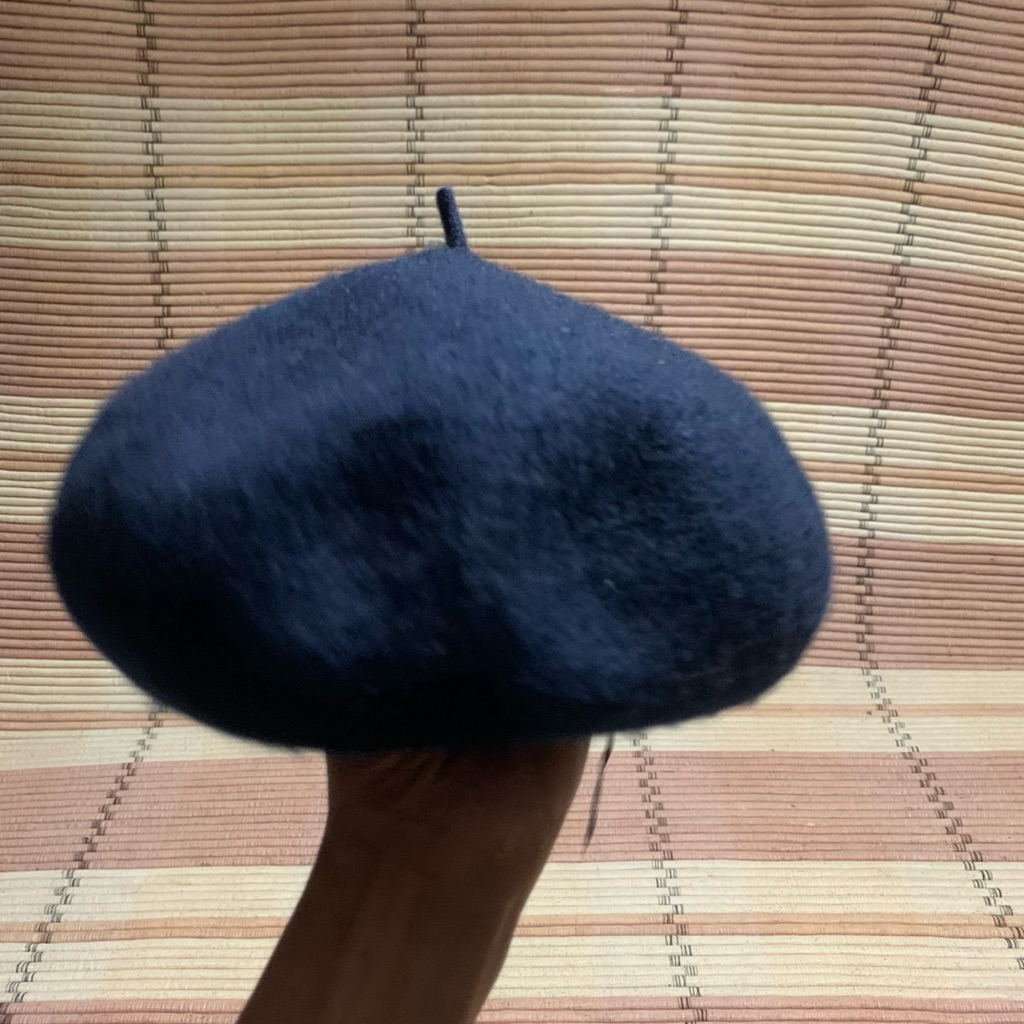 Topi Pelukis Wool Beret Hat