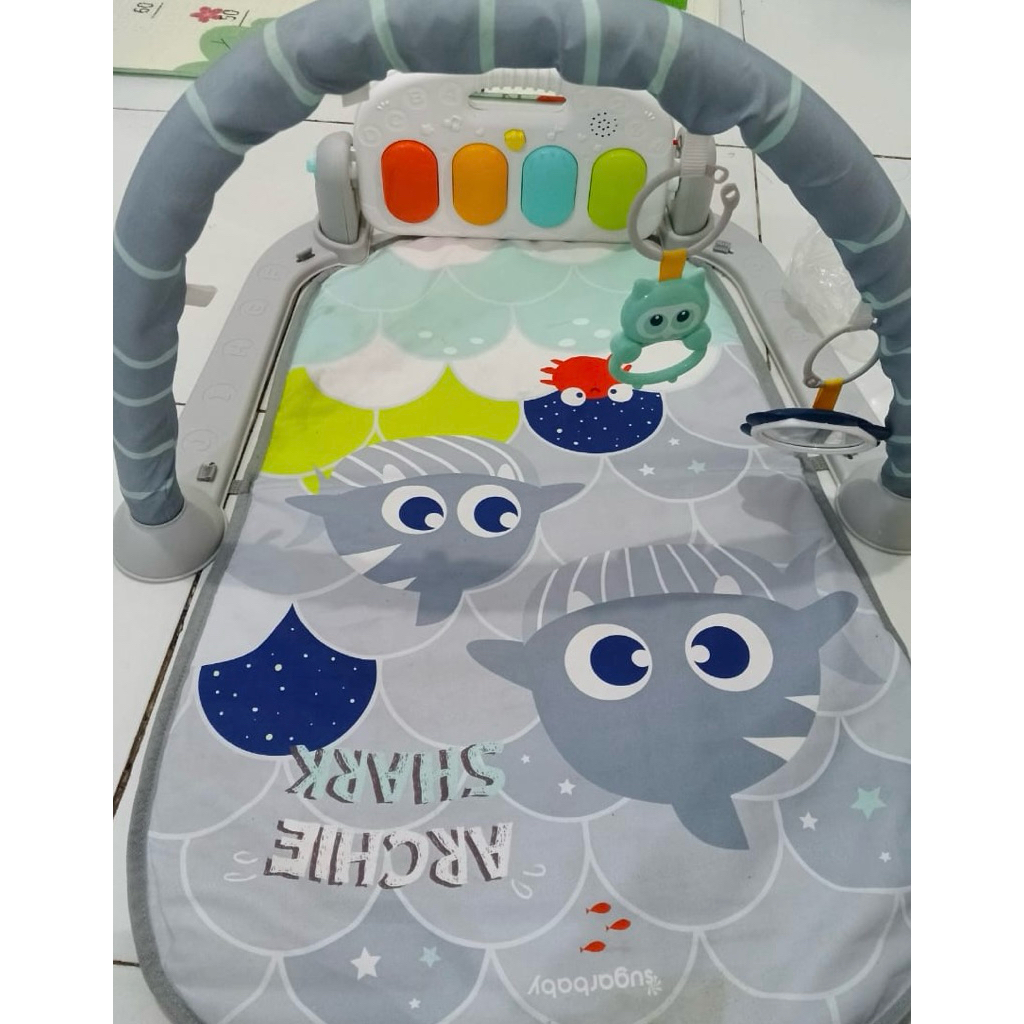 SUGARBABY Sugar Baby My Piano Playmat |preloved| Mainan Karpet Musik | Mainan Tummy Time Bayi | Play