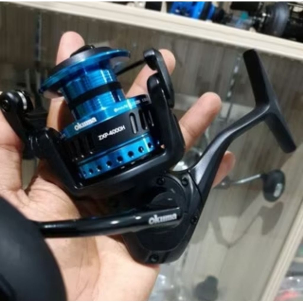 Reel pancing OKUMA AZORES ZXP Spinning Reel gen Penerus dari Z Power Handle