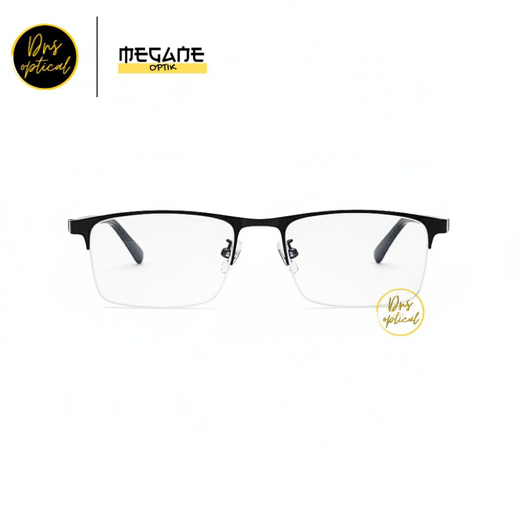 KACAMATA BACA MINUS PRIA DAN WANITA MODEL KOTAK KECIL BINGKAI LENTUR RIMLESS