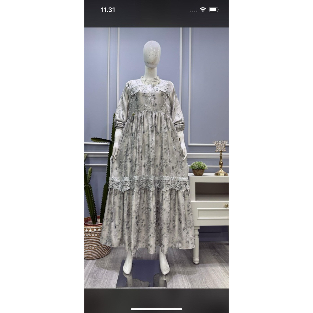 SALVINA Ys gamis mewah/gamis Lebaran//gamis wanita