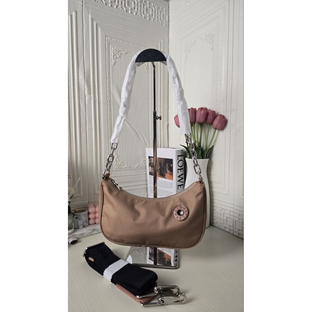 Bimba Y Lola S Nude Nylon Moon Bag