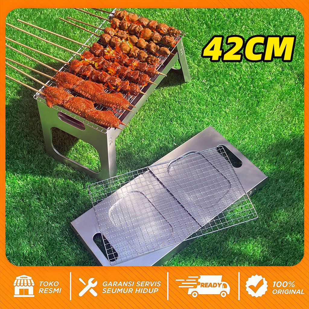 panggangan ikan sosis ayam panggangan sate arang alat pemanggang roti bakar anti lengket kompor baka