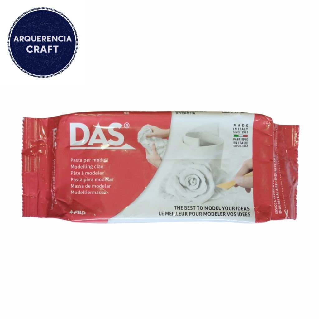 Tanah Liat DAS | Clay DAS | White Modeling Clay 500 DAS gram