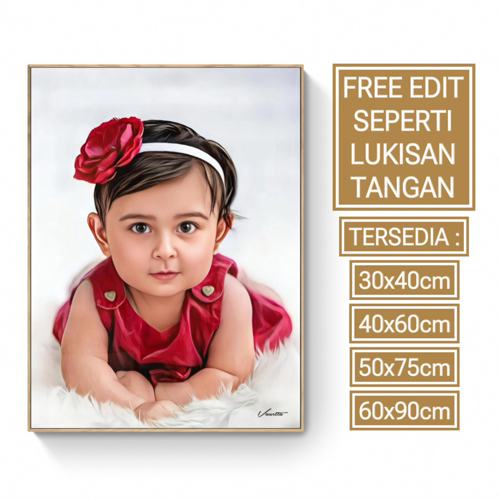 XY Cetak Foto Kanvas + Frame Rangka Kayu Spanram || Cetak foto || cetak foto kanvas || print kanvas 
