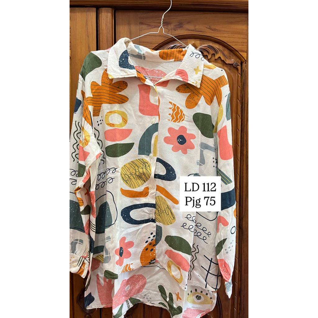Preloved Kemeja Motif