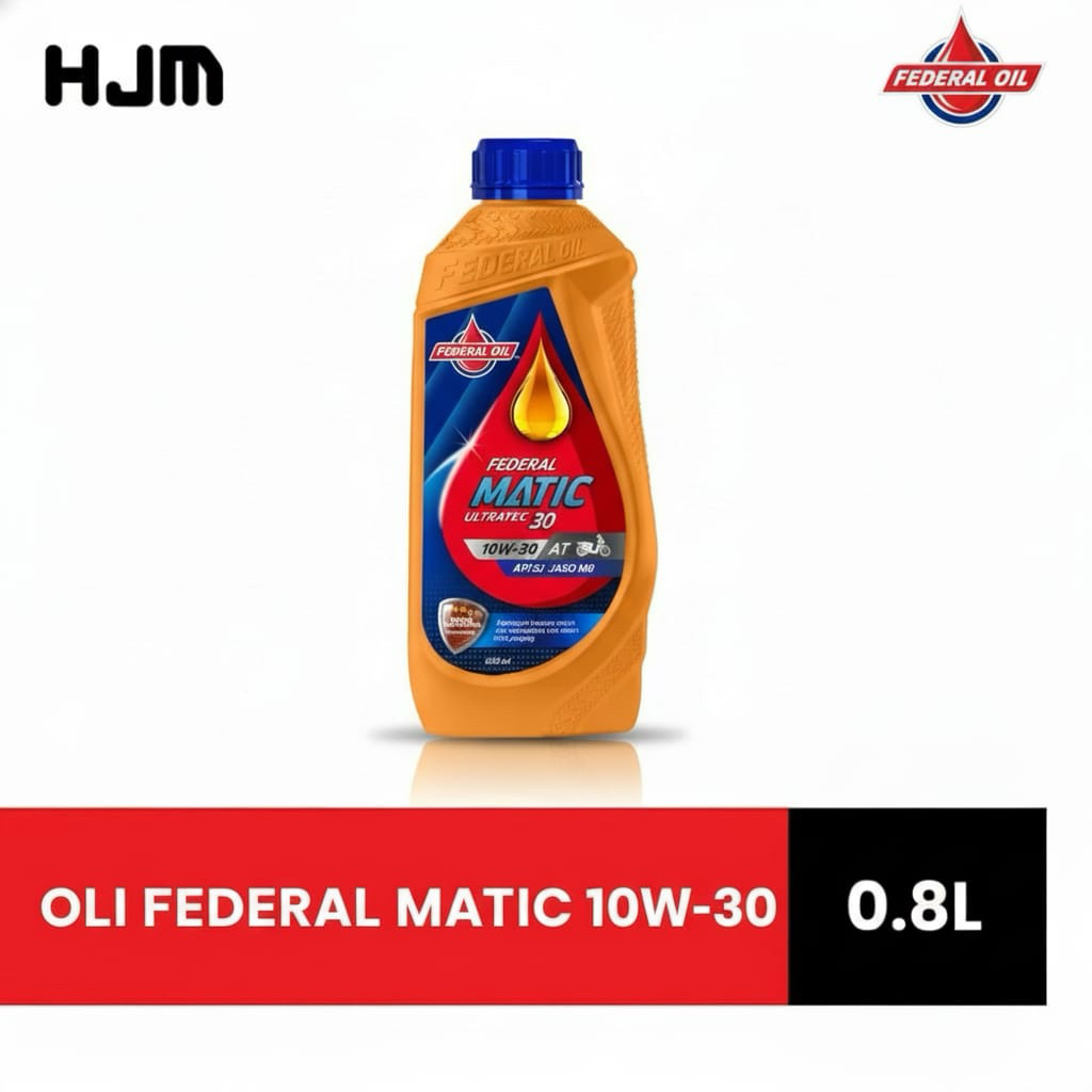 OLI FEDERAL MATIC 10W-30 federal oil bisa buat motor matic beat,vario,scoopy original