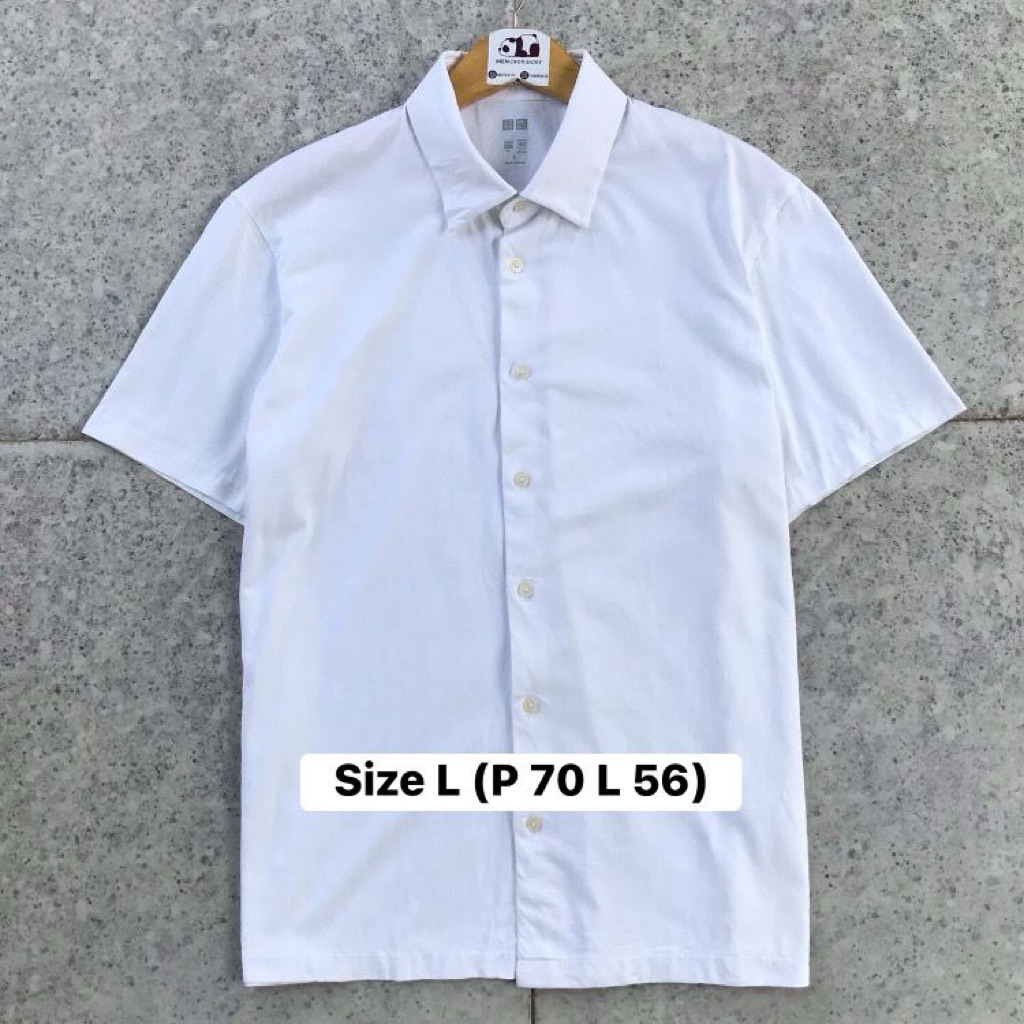 Kemeja Putih Uniqlo Airism